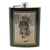 Scottish Piper Design 8oz Hip Flask for Men | Stainless
