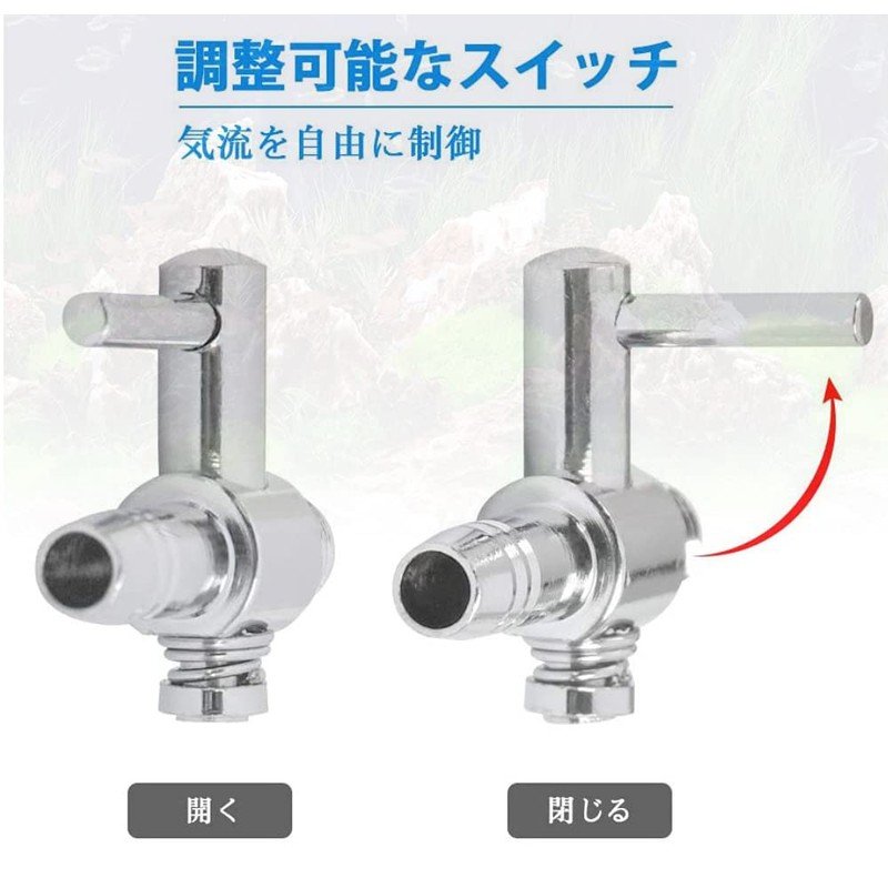 Stainless Steel Lever Valves for Air Tubes, Air Flow Control,