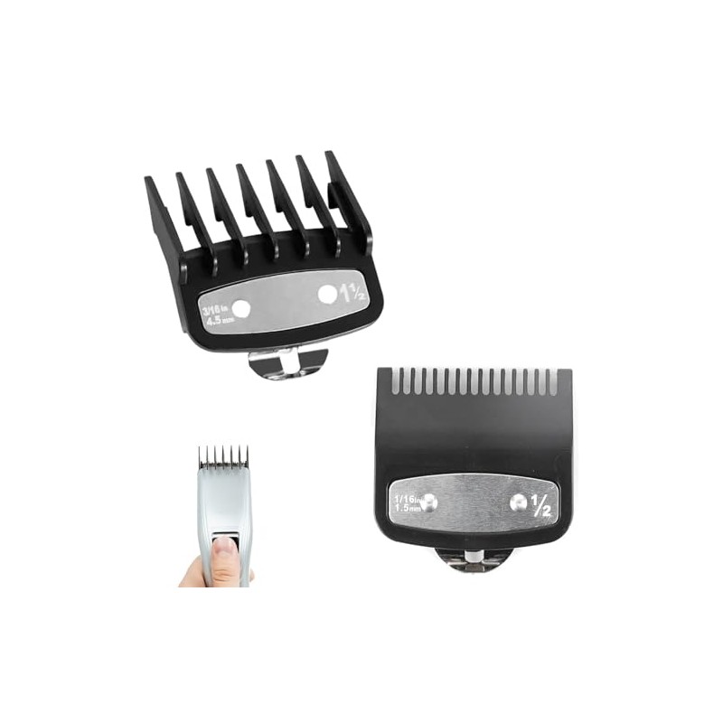 2 Pcs Clipper Guards Compatible with Wahl Clippers – Sizes