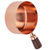 Sauce Pan Wooden Handle Rose Gold Stainless Steel Sauce Pot