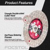 FOCSTOL Diamond Tile Saw Blade - 4.5''(115mm) Double Side Cutting
