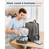 MATEIN Classic College Laptop Work Backpack with Lunchbox & Ice