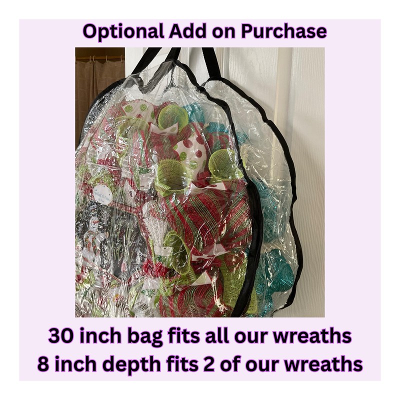 Spring Wreath, Luxury Handmade - Pastel Spring with Daisies” Front