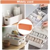 GmeDhc 4PCS Thick Plastic Storage Basket, Rectangular Storage Boxes, Storage