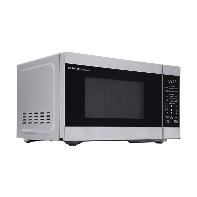 SHARP Compact Countertop Microwave Oven with Removable 10" Carousel Turntable,