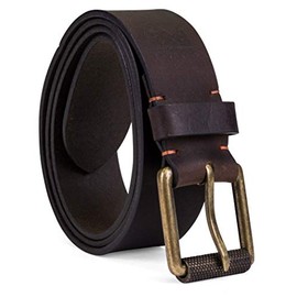 Timberland PRO Men's 40mm Workwear Work Belt Leather Belt, Dark Brown/Roller Buckley, 50