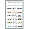 Valeria Polarized Sunglasses with Hard Case for Sports, Outdoors, UV400,