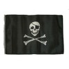 Jolly Roger Pirate Eyepatch 12"x18" Sleeved Polyester Garden Flags
