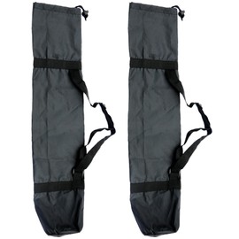 KASESSS 2 Pcs Yoga Mat Bag, Large Yoga Mat Bags and Carriers, Oxford Cloth Tripod Bag with Adjustable Carry Strap, Exercise Mat Storage Drawstring Bags for Tent Pole, Mic Stand, Light Stands, 23x130cm