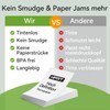 200 Sheets Thermal Paper A4 Foldable for Portable Printer, Compatible