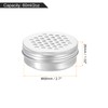 HARFINGTON 8 Pcs Aluminium Tins with Hollow Lids 2oz/60ml Aluminium