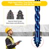 Upgraded 8 Pcs Serrated Masonry Drill Bit Set, 6-14mm (1/4