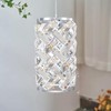 CATINER Modern Chrome Pendant Lighting, Mini Crystal Chandelier, Adjustable Pendant