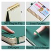 Simind Top Spiral Notebook 6x9 Leather Steno Pad 300 Pages
