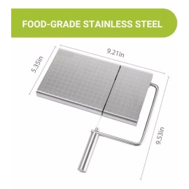 yuhuangcheng Cortador De Queso Rebanador Acero Inoxidable Ajustable