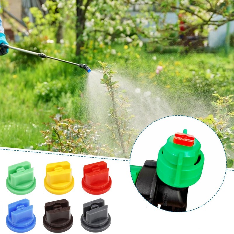 Tayffency 10 PCS Flat Fan Spray Tip 110 Degree Plastic