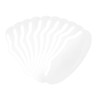 WOONEKY 50pcs Haircut Eye Shields Transparent Salon Visor Protector Comfortable