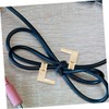OSALADI 4pcs Shaped Right Angle Banana Speaker Spade Connector Plated