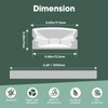 hunhun 20-Pack 6.6ft/2Meter U Shape White LED Aluminum Channel System