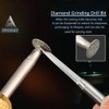 Wood Carving Drill Bits Set for Dremel Rotary Tool 6Pcs