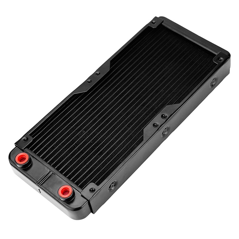 Nicear Water Cooling Radiator, 18 Tube Thread Aluminum Water Cooling