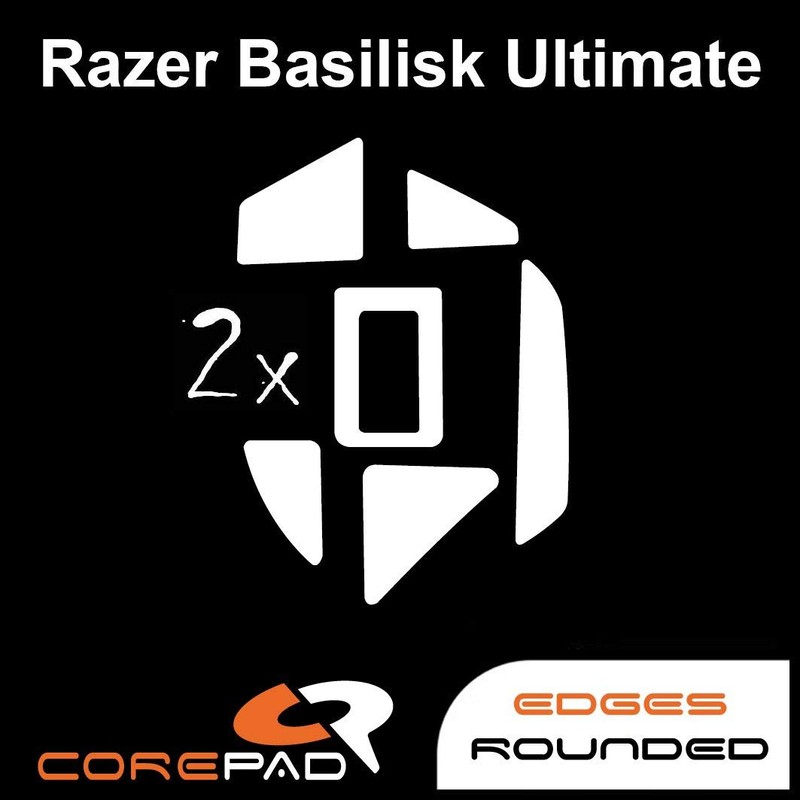 Corepad Skatez PRO 181 Replacement Mouse Feet for Razer Basilisk