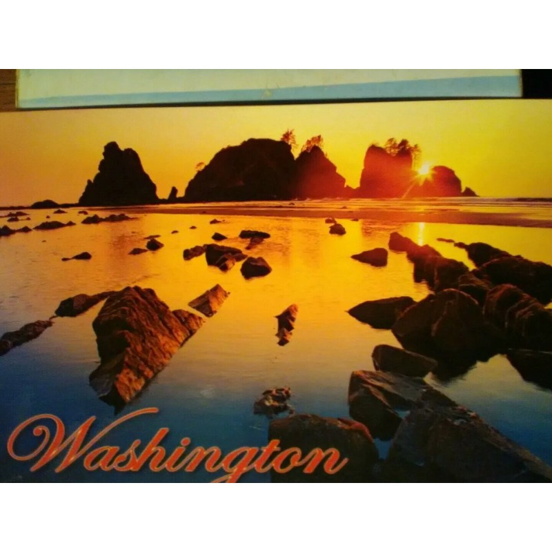 BEAUTIFUL PHOTO POST CARD SHI SHI BEACH WASHINGTON ..