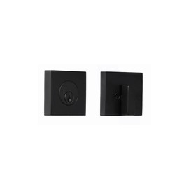 Weslock Square Deadbolt Matte Black Single Cylinder (1)
