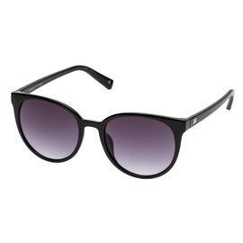 Le Specs ARMADA Women's Sunglasses Round Frame Shape with High UV Protection, Smoke Grad/Black