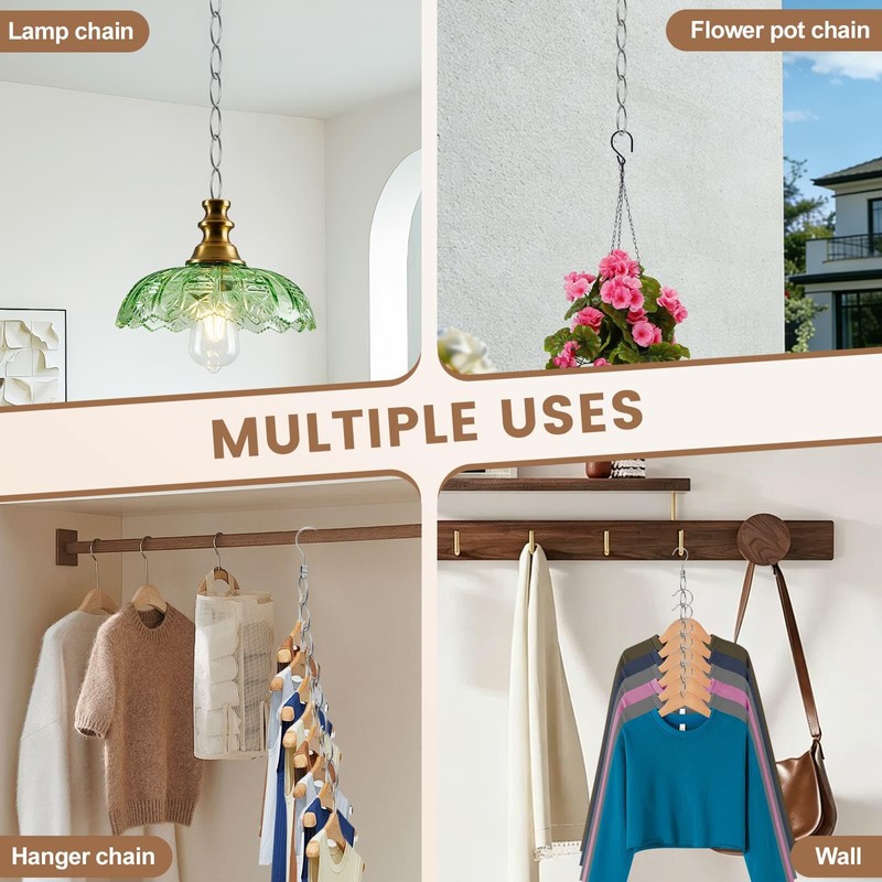 NAKBINX 5 Pack Space Saving Hangers Organizer: Collapsible Heavy Duty