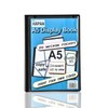 Display Book - 24 Pockets Black Presentation A5 Display Book