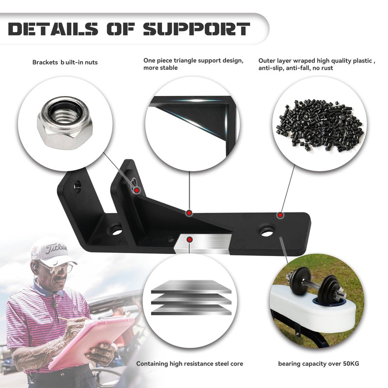 XUANYUDG0769 Golf Cart Armrest with Cup Holder for EZGO TXT