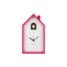 Karlsson Bright Pink Modern Cuckoo Alarm Clock
