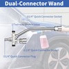 Foam Cannon for Pressure Washer with Dual Connector Accessory, FENG