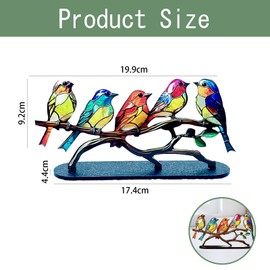 Decorative Home Accessories, Ornaments, Living Room Decor, Home Decor Gift Modern Style, Tabletop Bird Decoration for Living Room, Bedroom, Office Desktop, Cabinets