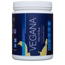 NLS Essentials® | PROTEINA VEGANA | Sabor Vainilla | Proteína de chícharo + proteína de arroz | Contiene Enzimas digestivas: Bromelina + Papaína | Adicionada con probióticos | Sin azúcar | Sin gluten