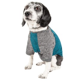 Pet Life Active 'Hybreed' 4-Way Stretch Two-Toned Performance Dog T-Shirt