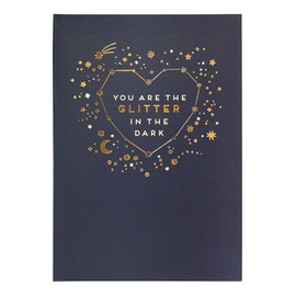 Portico Designs Ltd Alice Scott 'You Are the Glitter in the Dark' A6 Notebook Pocket Journal