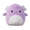 Squishmallows 7.5"" Monica The Axolotl, Medium, Purple