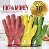 TruChef Cut Resistant Gloves - 3 Pack, Food Grade, Fits