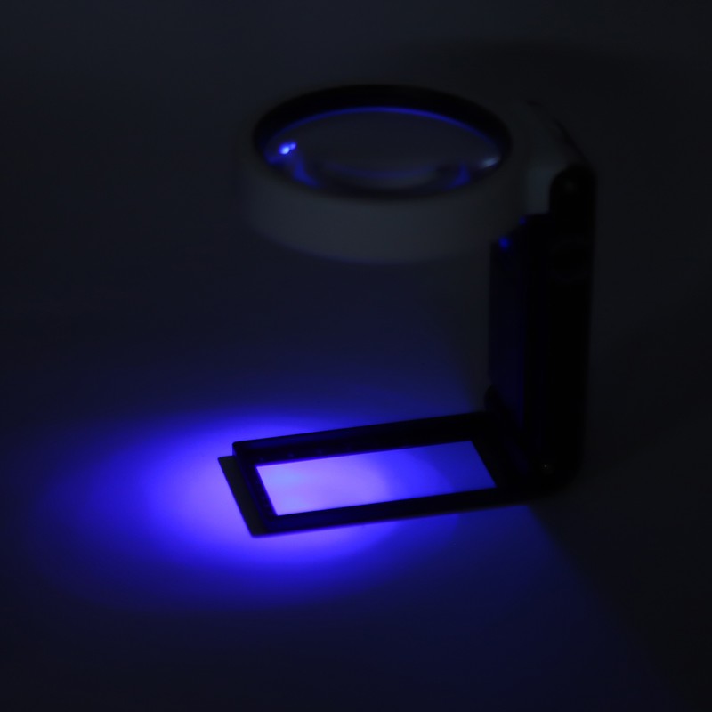 TH‑7018A Multifunctional Magnifier with LED Light Handheld Foldable Magnifying Glass