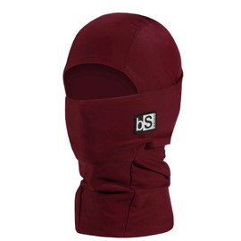 BLACKSTRAP Kids Expedition Hood Dual Layer Cold Weather Balaclava - Wine | One Size