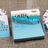Creative Cruise Ship Sticky Notes Desktop Decoration 3D Hand Tear