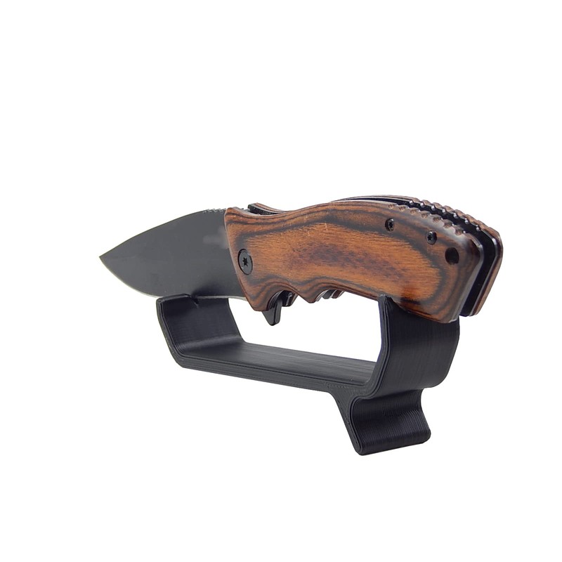 Black Knife Display Stand Rack Holder Organizer For 1 Single