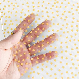 HYANG Star TPU Fabric Clear Jelly Vinyl Roll: 30cm x 135cm TPU Fabric For Making Handbags, Earrings, DIY Projects (172605)