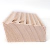 98 Holes Leathercraft Tool Storage Holder Wooden DIY Tool Rack,