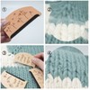 2PCS Set Sweater Cleaning Shaver Set Oval Beech Wood Bristle