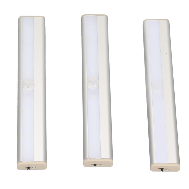 3Pcs Wireless Motion Sensor LED Lights Automatic On and Off