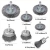 KJKVIVH 8 Piece Wire Brush Wheel Cup Brush Set 1/4Inch