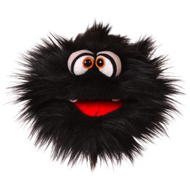 Living Puppets W825 Hand Puppet Black for Adults and Children Size 20 cm Hand Wash